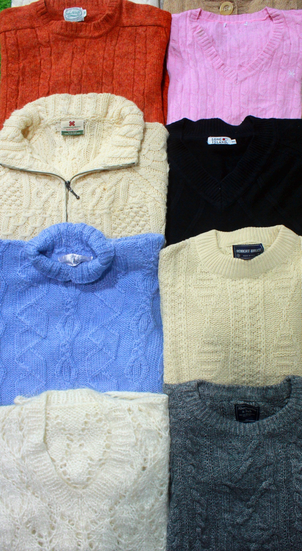 Pull en maille torsadée