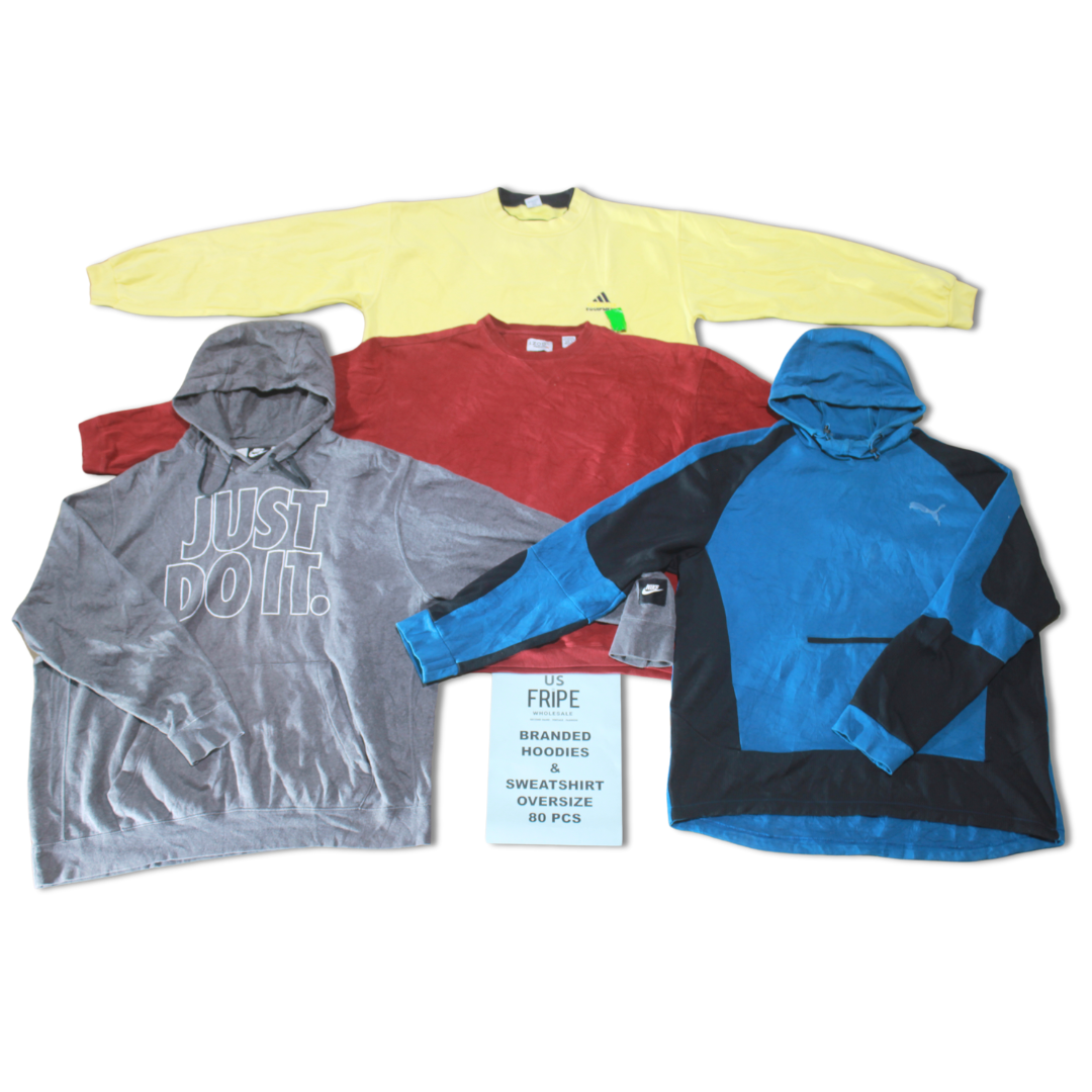 40X Brand Hooded Sweat Oversize