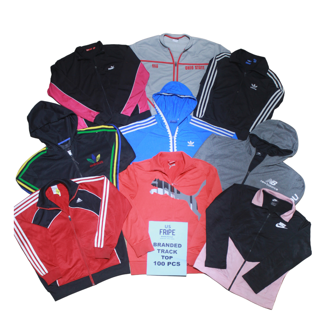 Wholesale Sports Track Tops – 50X Bulk Vintage Branded Jackets