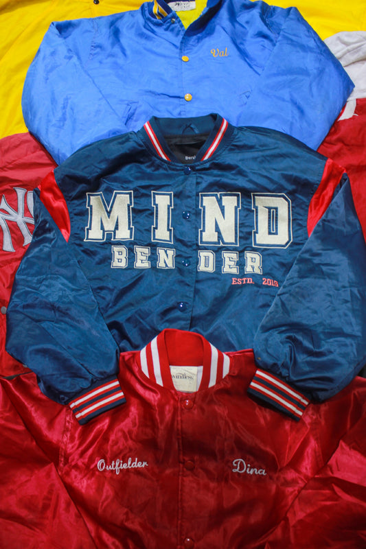 Collegejacke aus Nylon
