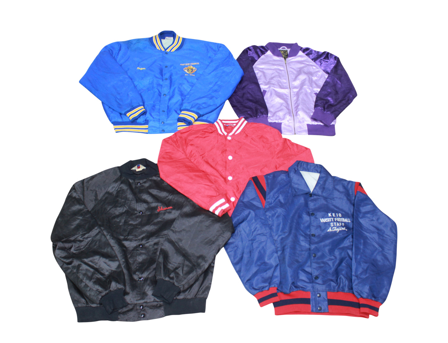 Collegejacke aus Nylon